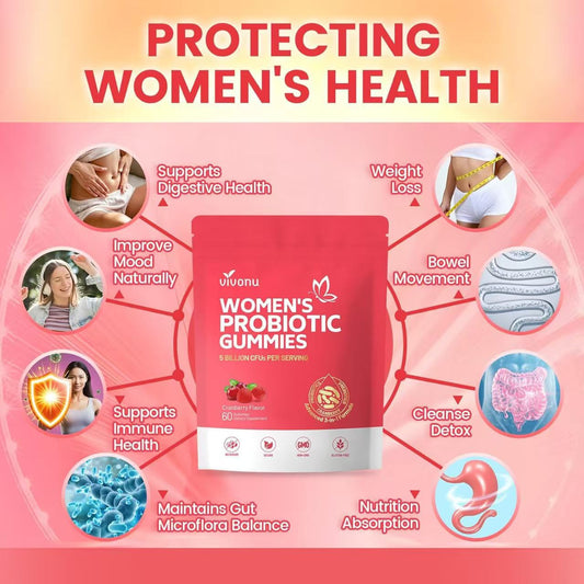 Women's Probiotic Gummies 5 Billion CFU