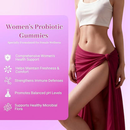 Pineapple Women's Probiotic + Slippery Elm Gummies
