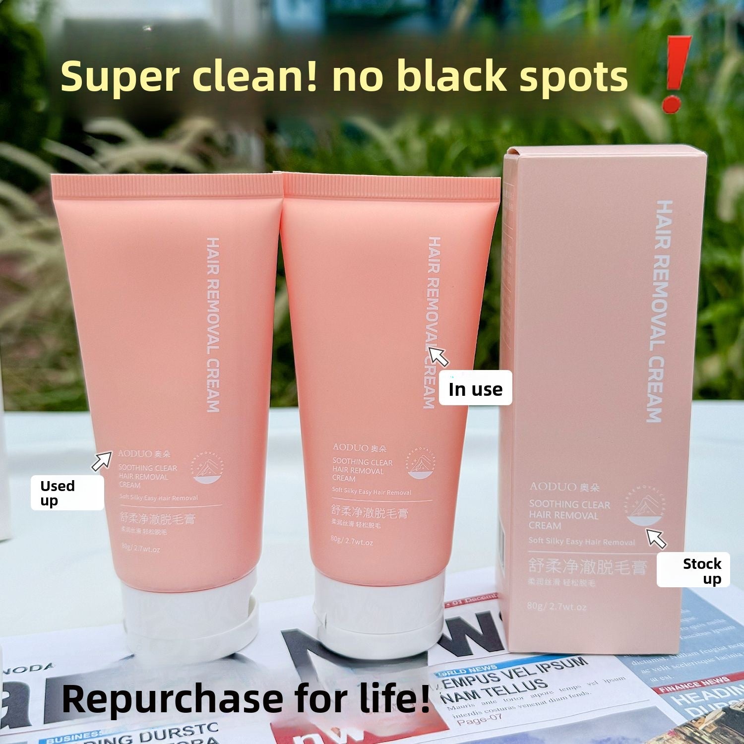 Soothing Clear Hair Removal Cream