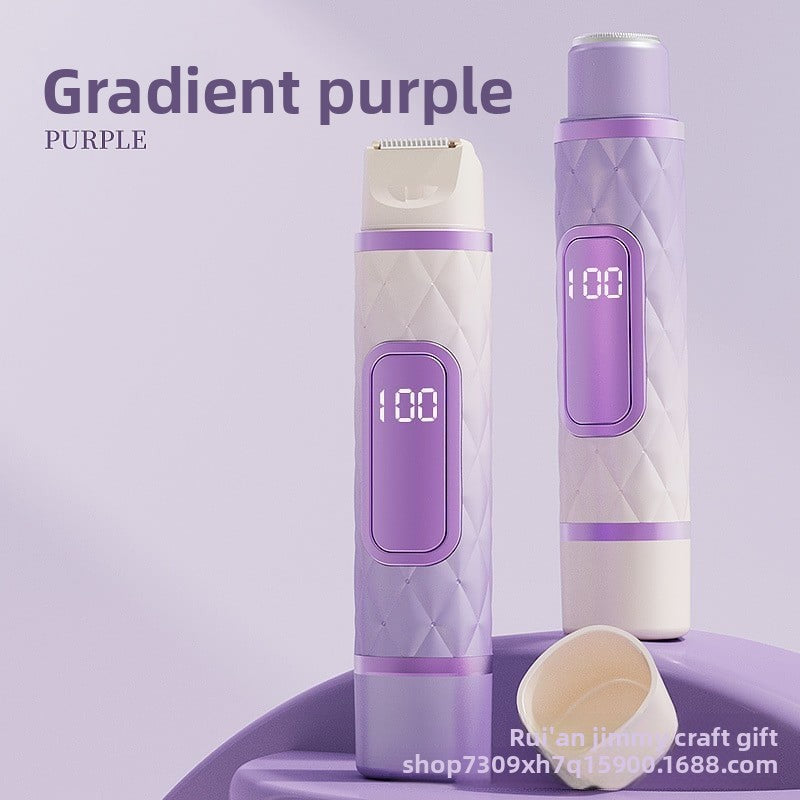 Portable Electric Double-Head Hair Shaver for Women