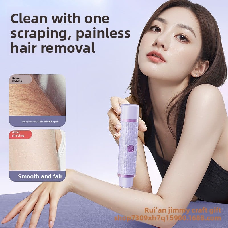 Portable Electric Double-Head Hair Shaver for Women