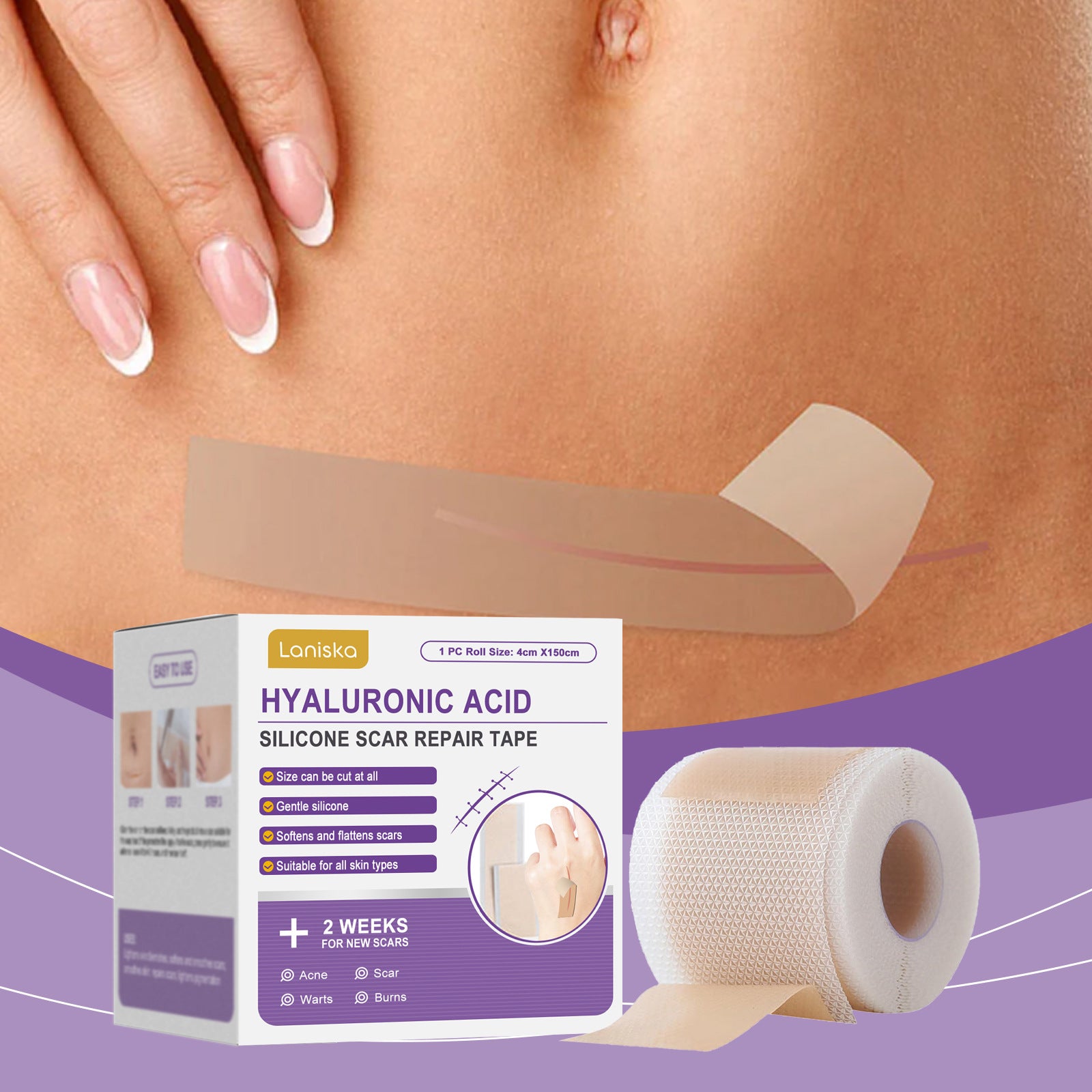 Laniska Silicone Skin Scar Care Patch