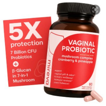 Vaginal Probiotic Capsules - Mushroom Complex Cranberry and Blueberry