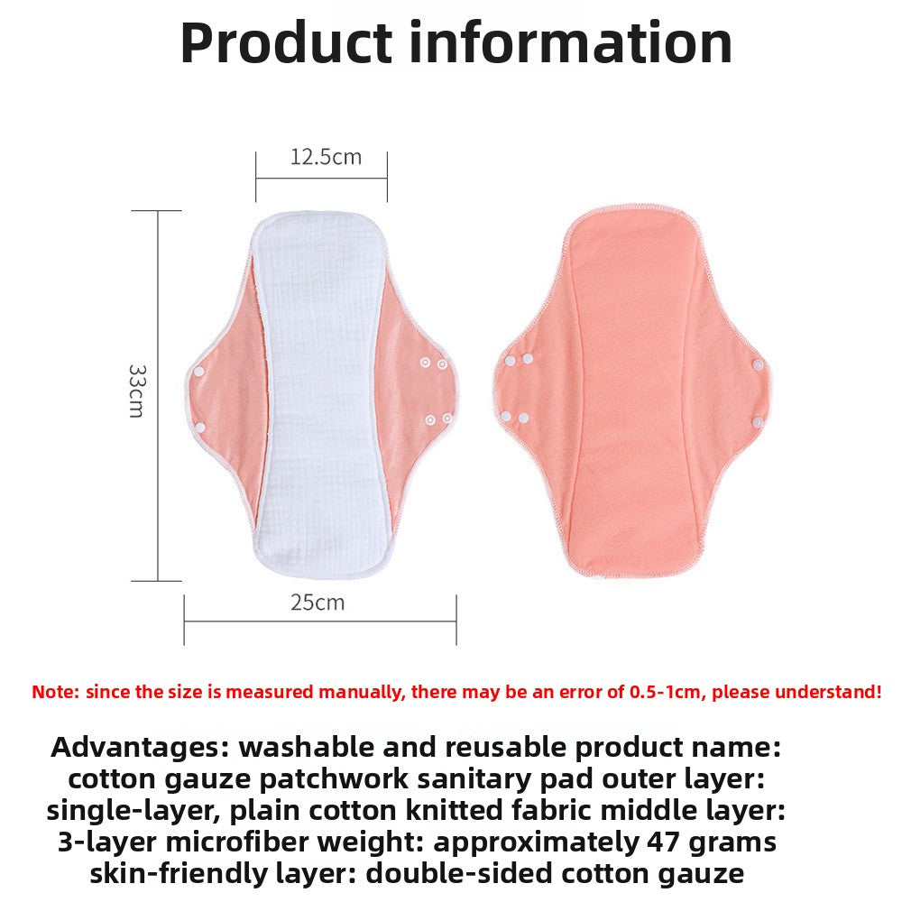 All Cotton Washable Sanitary Pads