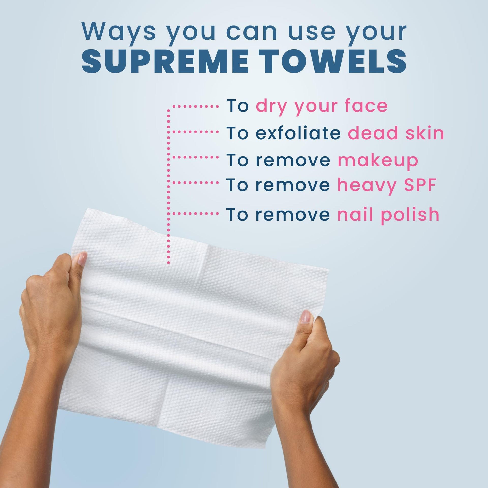 Disposable Facial Tissue Wipes