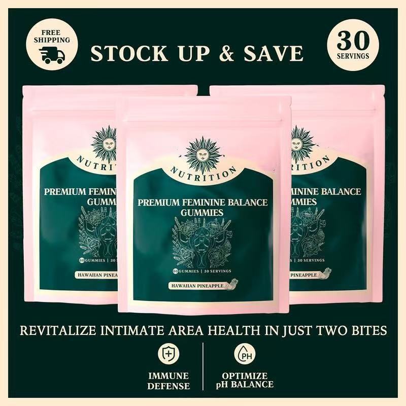 Premium Feminine Balance Gummies - Hawaiian Pineapple