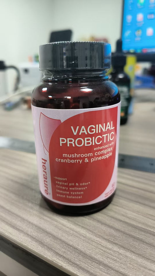 Vaginal Probiotic Capsules - Mushroom Complex Cranberry and Blueberry