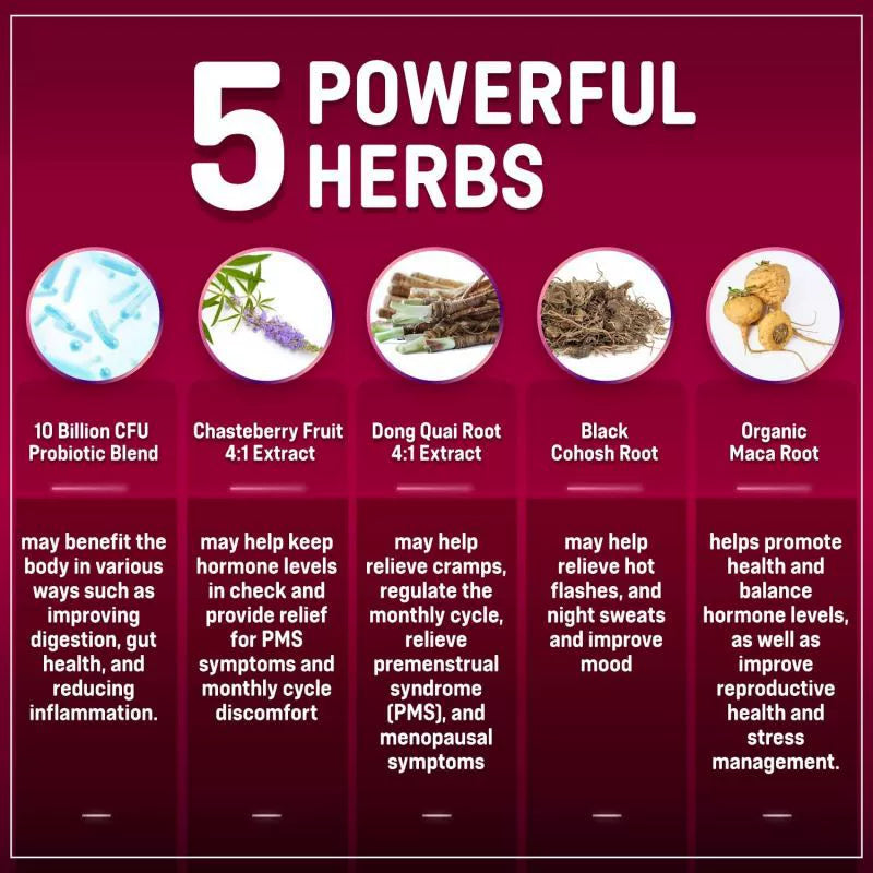 Female Hormone Balance Probiotic Capsules