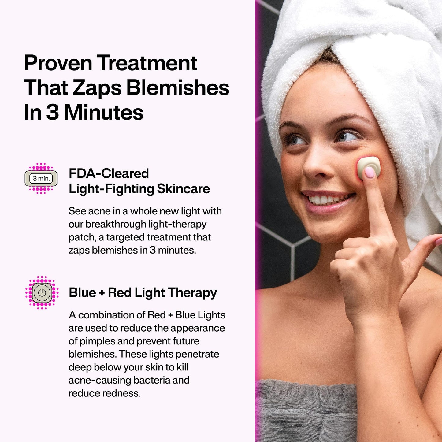 Acne Light Therapy Device