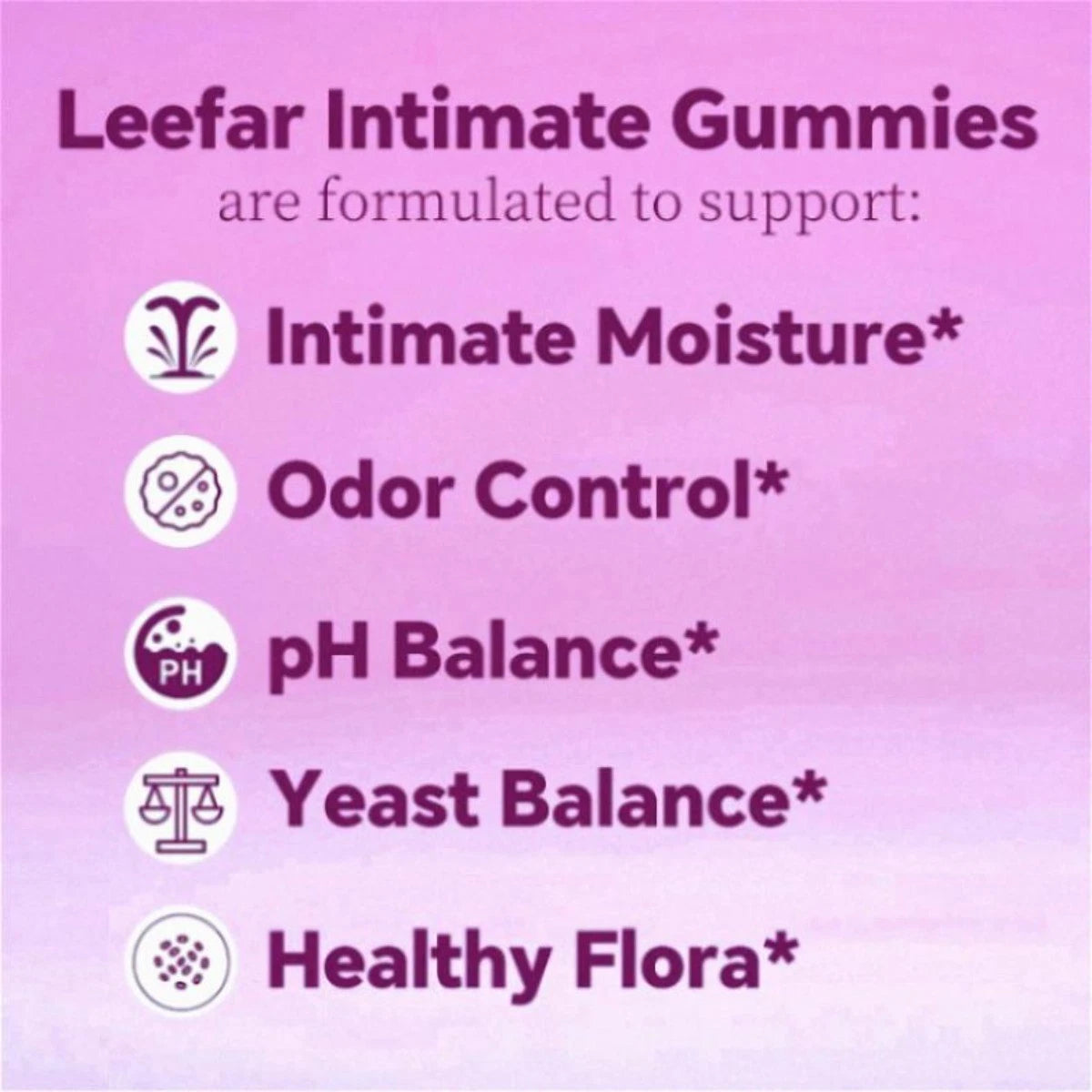 Feminine Probiotic Gummies 60 Capsules